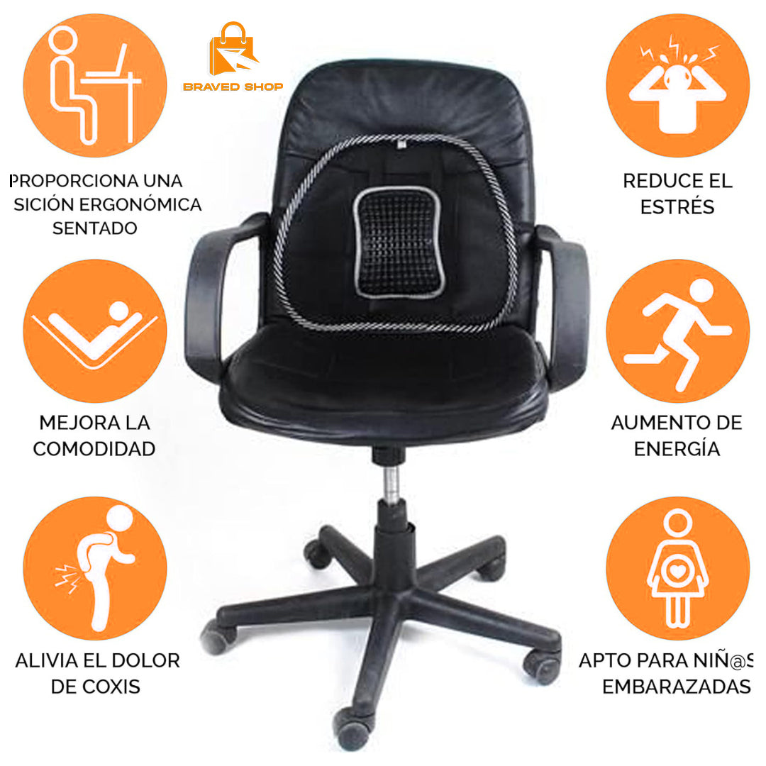 Soporte Lumbar Ergonómico Transpirable