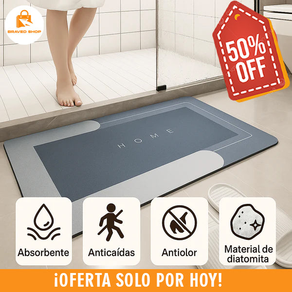 KIT Alfombra de secado rápido - X2 Tapete con tecnología diatomita