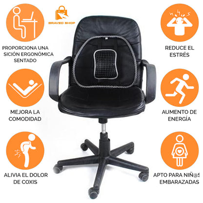 Soporte Lumbar Ergonómico Transpirable