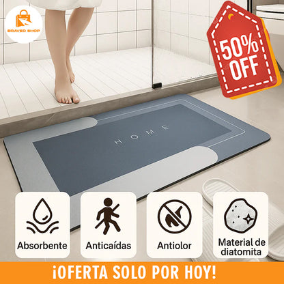 KIT Alfombra de secado rápido - X2 Tapete con tecnología diatomita